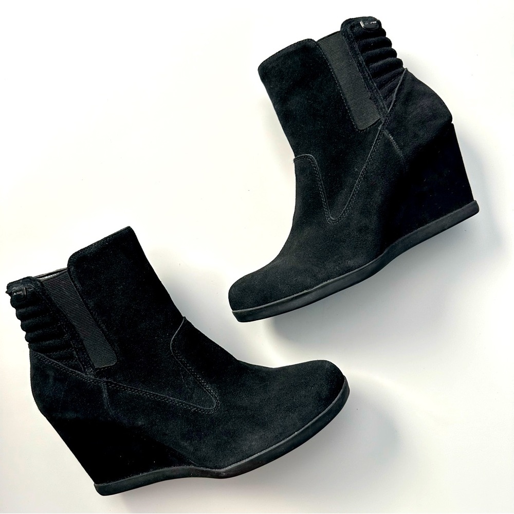 Anne Klein Sport wedge ankle boots sz 10.5